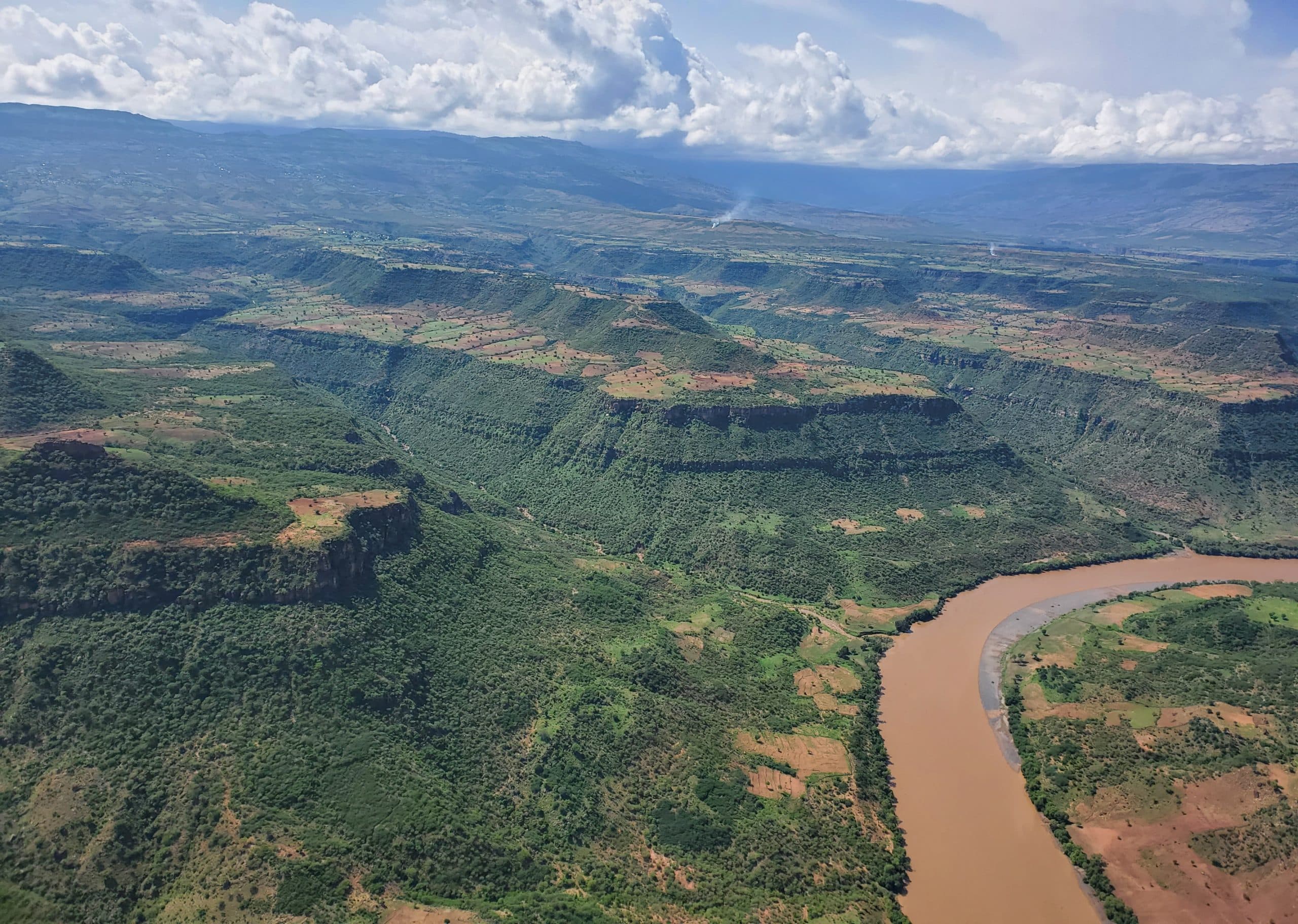 Aerial photography landscape